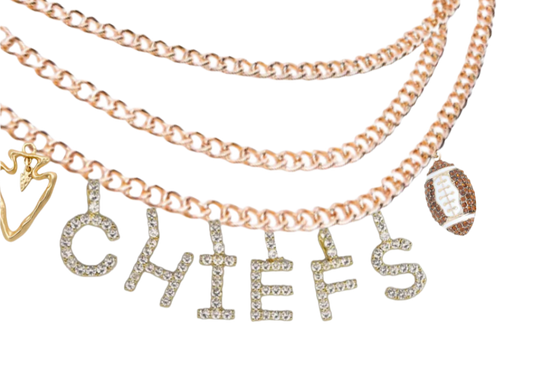 90's Gold Chiefs Chain Belt