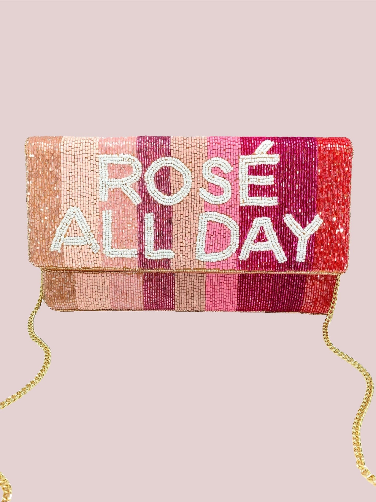 ROSE ALL DAY Beaded Stripes Bag - BashStyling