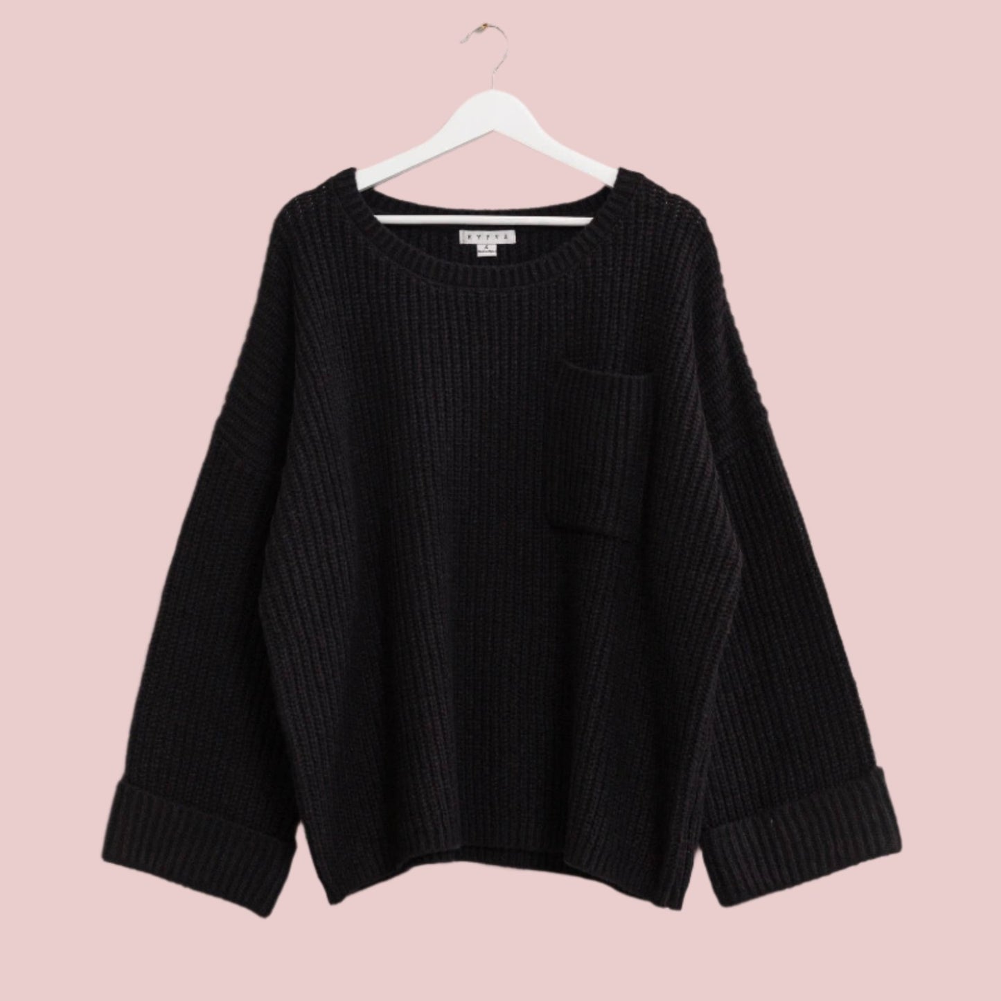 Round Neck Oversized Pullover Sweater