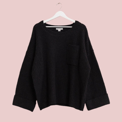 Round Neck Oversized Pullover Sweater