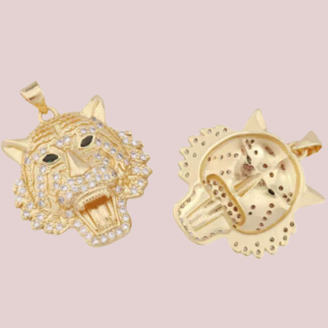 Gold Tiger Head