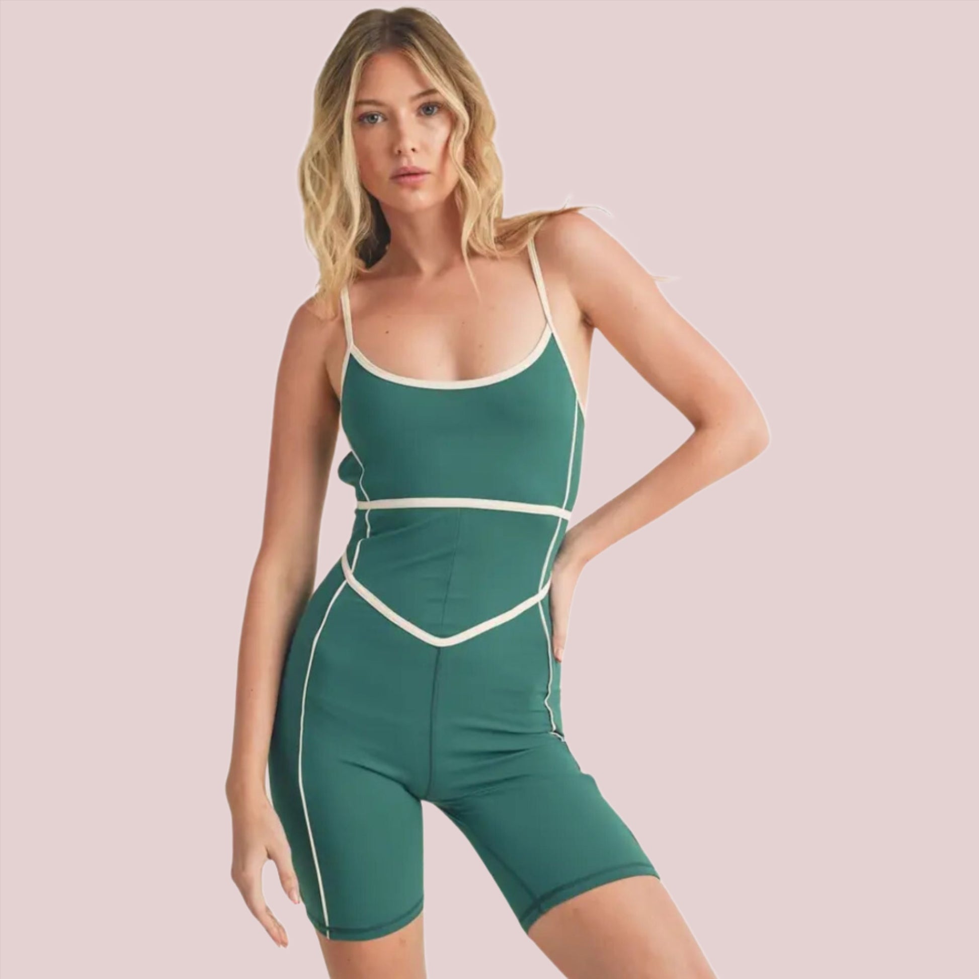 Trim Detailing Romper - BashStyling