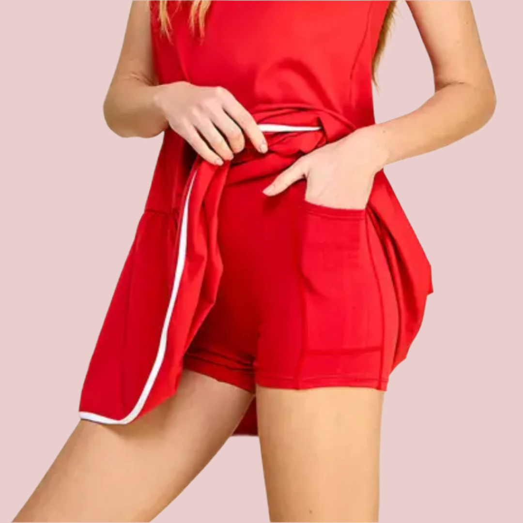 Chiefs Quarter Zip Dress