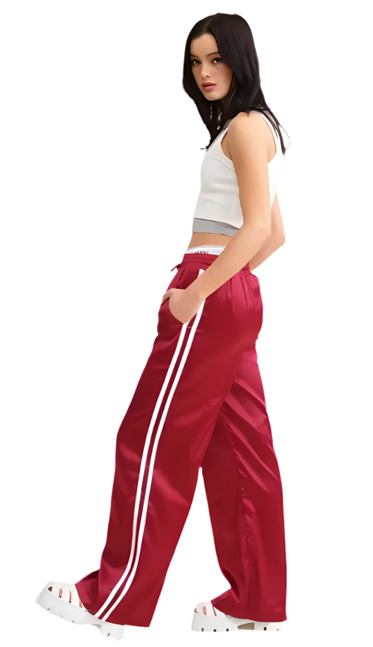 Satin Track Pant