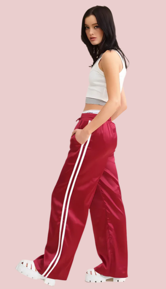 Satin Track Pant