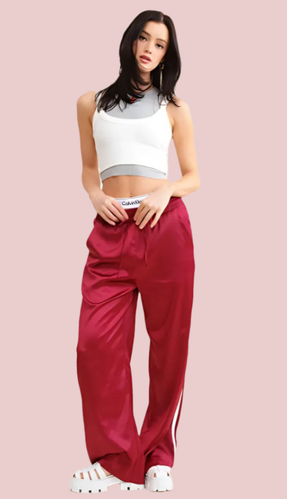 Satin Track Pant