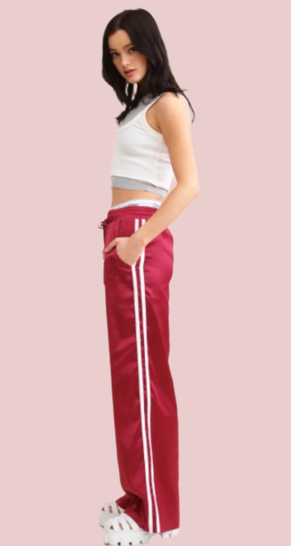 Satin Track Pant