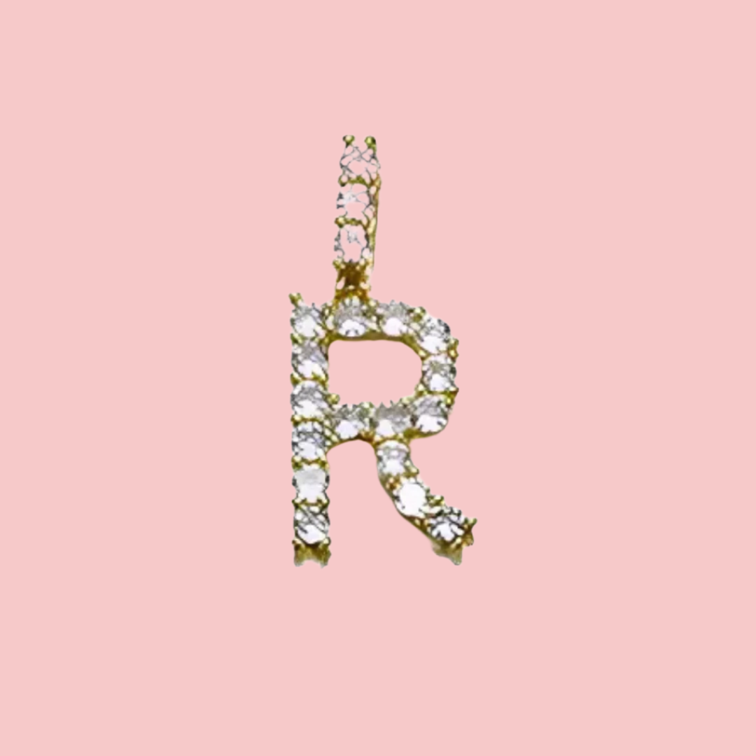 Pave Zircon Letters