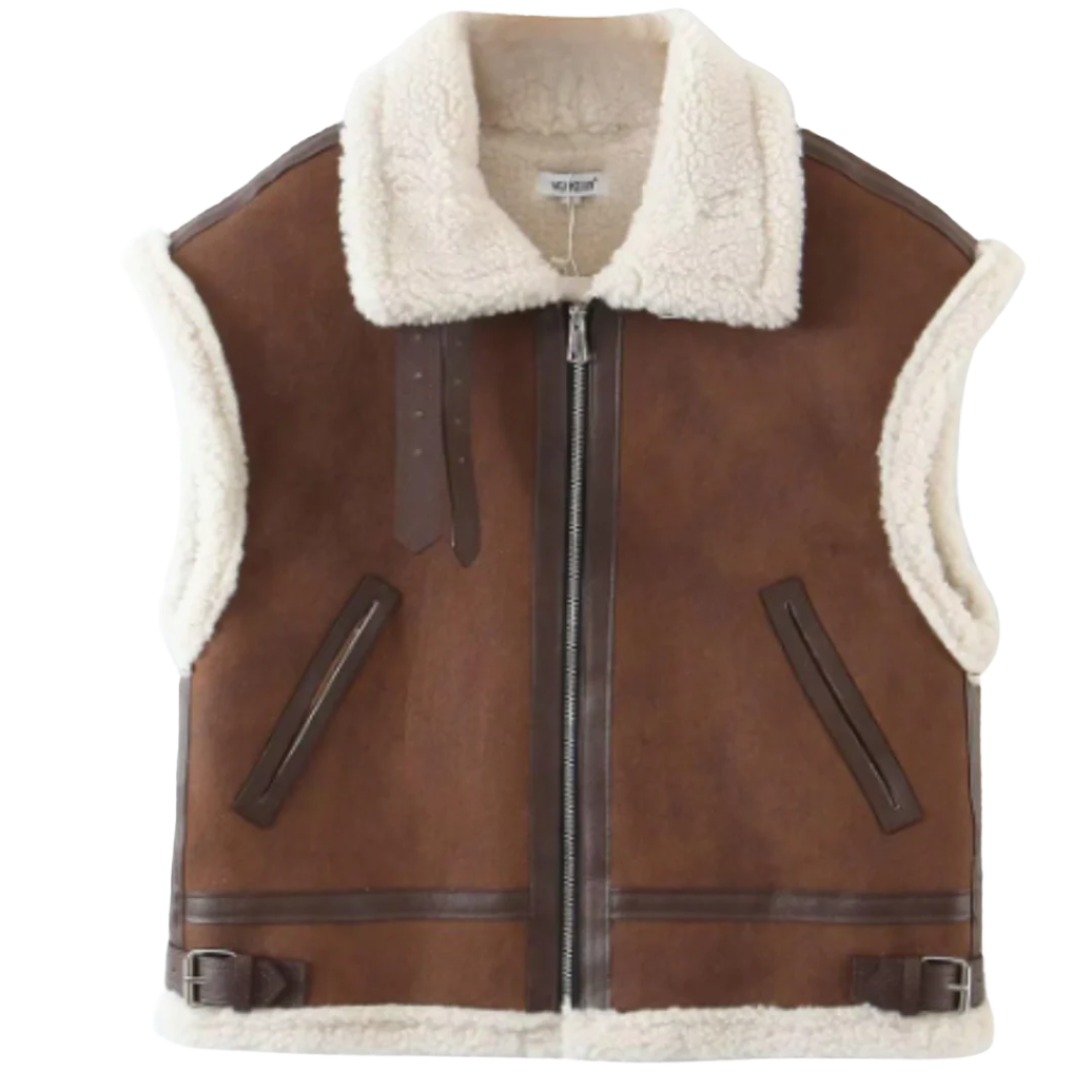 Vest with Teddy Fur