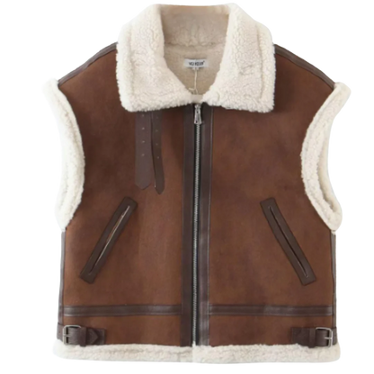 Vest with Teddy Fur