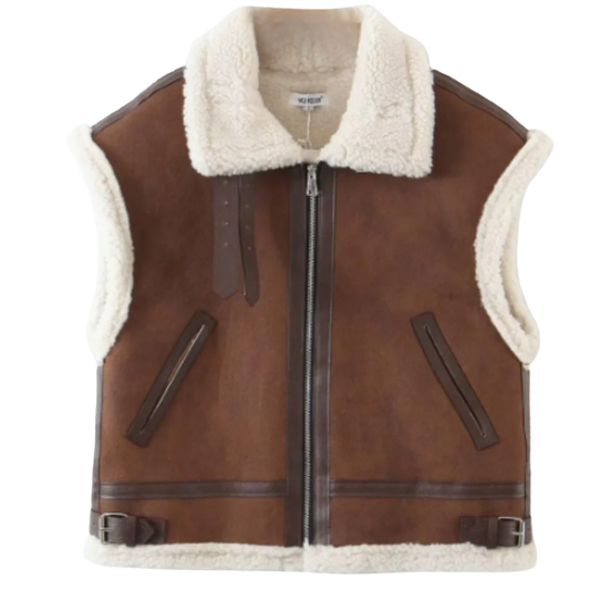 Vest with Teddy Fur