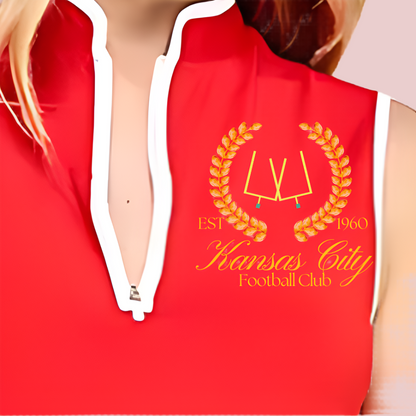 Chiefs Quarter Zip Dress